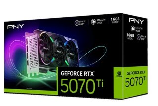 Karta graficzna GeForce RTX5070Ti OC 3F ARGB 16GB 256-bit 896G/s PNY