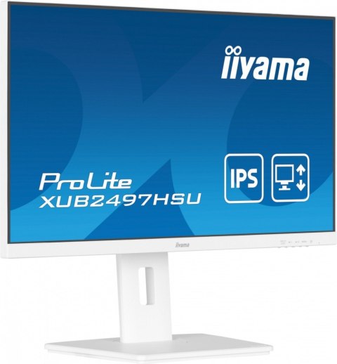 Monitor 24 cale XUB2497HSU-W2 IPS, HDMI, DP, 2x2W, 2xUSB, Pivot, HAS(150mm) /5y/ IIYAMA
