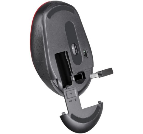 Mysz bezprzewodowa silent click AURIS MB-027 800/1200/1600 DPI czerwona Defender