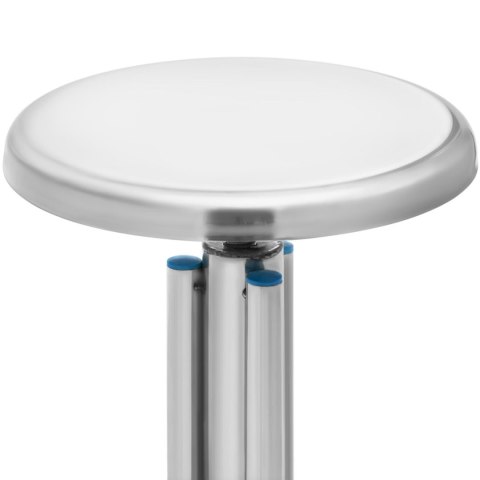 Taboret stołek laboratoryjny warsztatowy ze stali nierdzewnej 45-60 cm do 150 kg Steinberg Systems