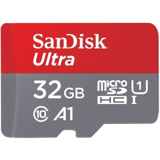 Ultra microSDHC 32GB 120MB/s A1 + Adapter SD SanDisk