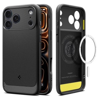 Etui ochronne case na iPhone 17 Pro Mat Rugged Armor Mag MagSafe - czarny mat SPIGEN