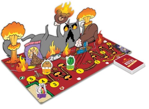 Gra Eksplodujące Kotki: Gra planszowa Rebel