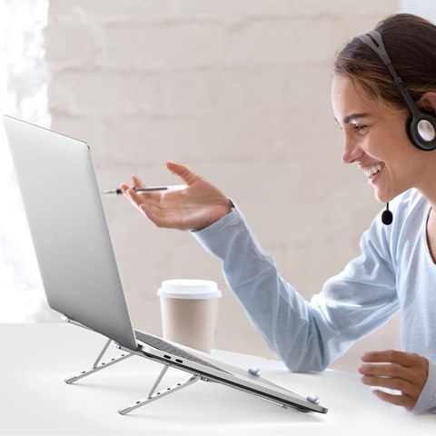 Podstawka pod laptopa składana regulowana srebrny UGREEN