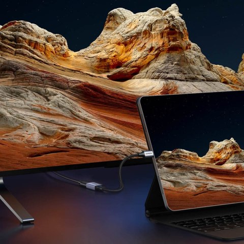 Adapter przejściówka kabla USB-C na USB-A 5Gb/s 15cm czarny UGREEN