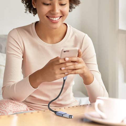 Adapter przejściówka kabla USB-C na USB-A 5Gb/s 15cm czarny UGREEN