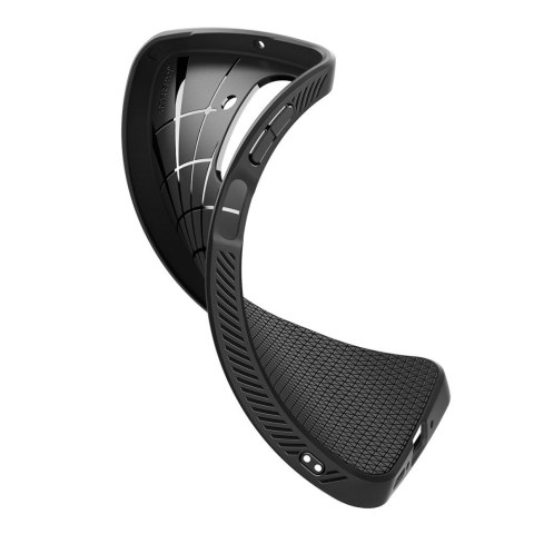 Etui pokrowiec na Samsung Galaxy A26 5G Liquid Air - czarny mat SPIGEN