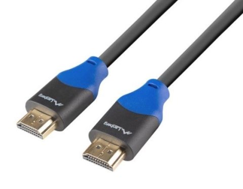 Kabel HDMI M/M V2.0 3m 4K pełna miedź czarny BOX Lanberg