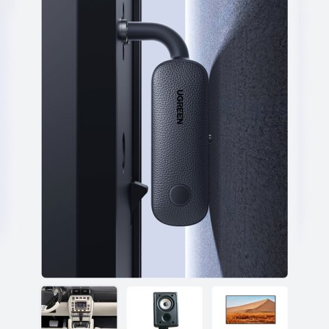 Odbiornik nadajnik Bluetooth mini jack 3.5mm czarny UGREEN