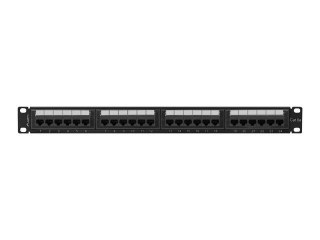 Patchpanel 24 port 1U KAT6A PPUA-1024-B Czarny Lanberg