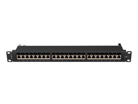 Patchpanel 24 port 1U KAT7 EK. PPS7-1024-B Czarny Lanberg