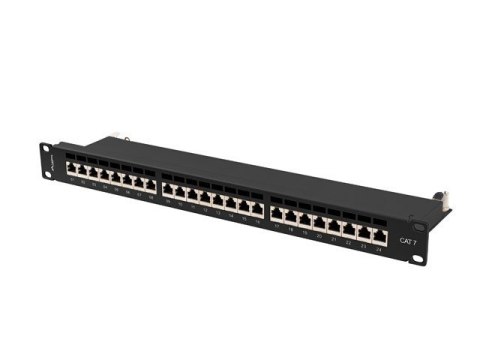 Patchpanel 24 port 1U KAT7 EK. PPS7-1024-B Czarny Lanberg