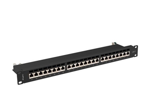 Patchpanel 24 port 1U KAT7 EK. PPS7-1024-B Czarny Lanberg