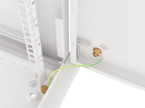 Szafa wisząca 19 cali 6U 600x600 szara WF01-6606-00S Lanberg