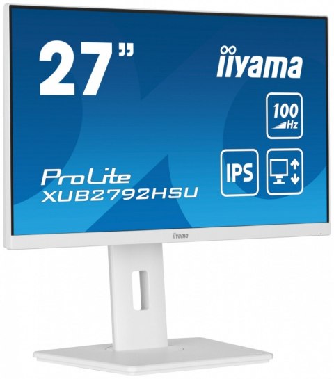 Monitor 27 cali ProLite XUB2792HSU-W6 IPS,HDMI,DP,100Hz,SLIM,4xUSB3.2,PIVOT, HAS(150mm),2x2W IIYAMA