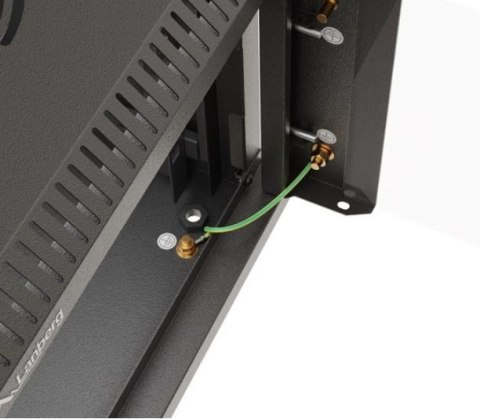 Szafa instalacyjna rack wisząca 10 cali 4U 300x300 czarna Lanberg