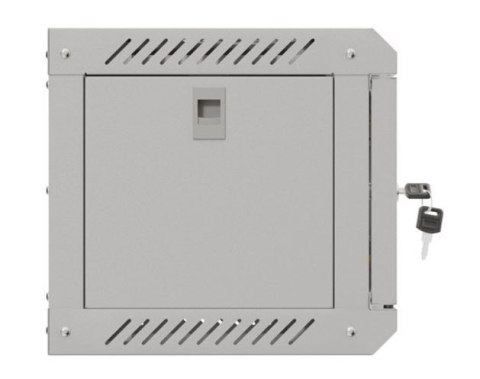 Szafa instalacyjna rack wisząca 10 cali 4U 300x300 szara Lanberg