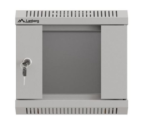 Szafa instalacyjna rack wisząca 10 cali 4U 300x300 szara Lanberg