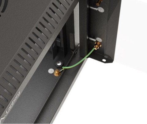 Szafa instalacyjna rack wisząca 10 cali 6U 300x300 czarna Lanberg