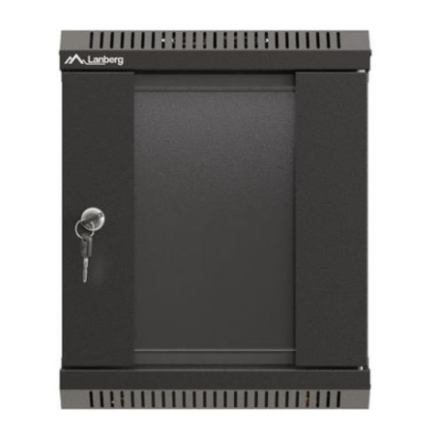 Szafa instalacyjna rack wisząca 10 cali 6U 300x300 czarna Lanberg