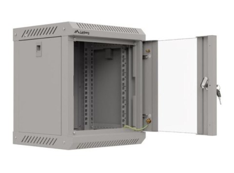 Szafa instalacyjna rack wisząca 10 cali 6U 300x300 szara Lanberg