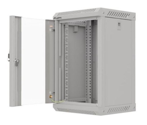 Szafa instalacyjna rack wisząca 10 cali 9U 300x300 szara Lanberg