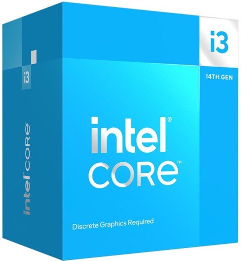 Procesor Core i3-14100 F BOX UP TO 4,7GHz LGA1700 Intel