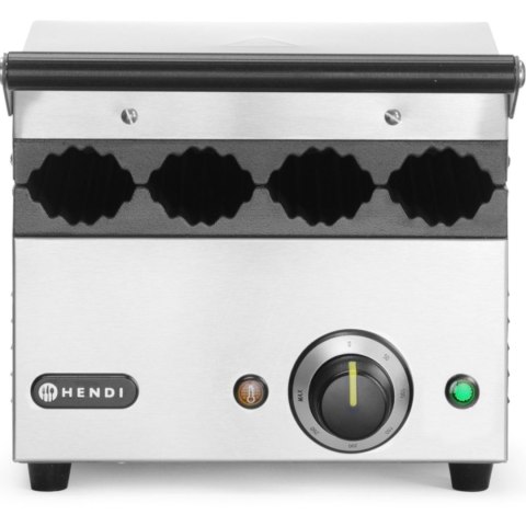 Grill kontaktowy do hot-dogów panini bułek wrapów 1800 W Hendi