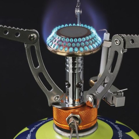 Kuchenka turystyczna na kartusze gazowe 7/16'' TWIST piezo zapalnik 4.5 kW MEVA