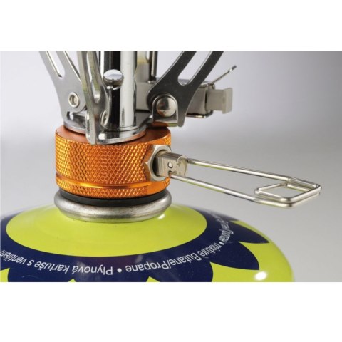 Kuchenka turystyczna na kartusze gazowe 7/16'' TWIST piezo zapalnik 4.5 kW MEVA