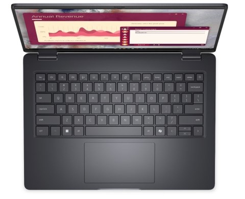 Laptop Dell Pro 14 PC14250 W11P C7 150U/16GB/512GB CL25/FgrPr/FHD IR Cam&Mic/WLAN+BT|14.0 FHD+|BcklKb/3C/65W/3YPS Magnetite colo Dell