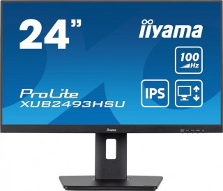 Monitor 24 cale XUB2493HSU-B7,IPS.HDMI.DP.2x2W.USBx2,300cd IIYAMA