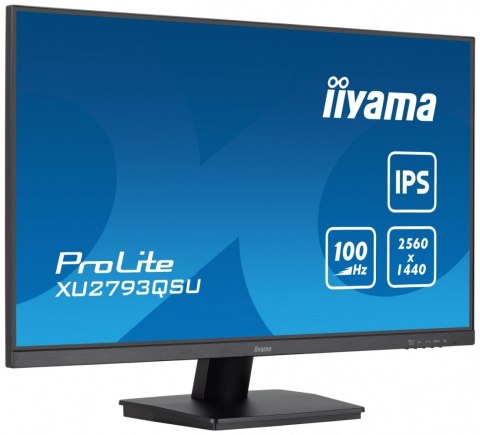 Monitor 27 cali XU2793QSU-B7 IPS,QHD,100Hz,HDMI,DP,300cd IIYAMA