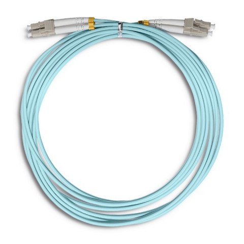 Patchcord światłowodowy LC/UPC-LC/UPC | MM | 50/125 | OM3 | 3m Qoltec