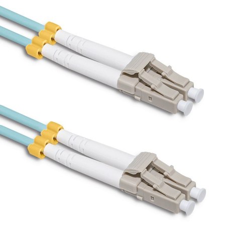 Patchcord światłowodowy LC/UPC-LC/UPC | MM | 50/125 | OM3 | 3m Qoltec