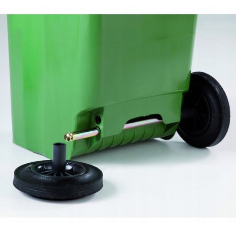 Pojemnik kubeł na odpady i śmieci ATESTY Europlast Austria - czarny 120L Europlast Austria