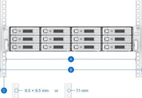 Zestaw szyn rack Rail Kit RKS-02 Synology