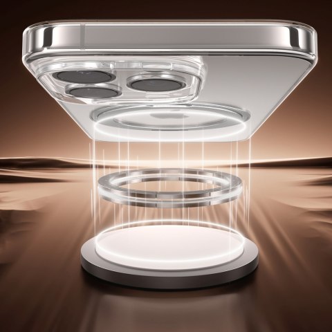 Etui pokrowiec z ringiem-podstawką 360 do iPhone 16 Pro MagSafe - złote JOYROOM