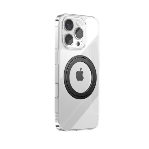 Etui pokrowiec z ringiem-podstawką 360 na iPhone 16 Pro Max MagSafe - czarne JOYROOM