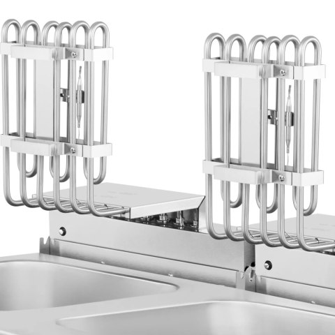 Frytownica elektryczna podwójna wolnostojąca z szafką 400 V 10000 W 26 l Royal Catering