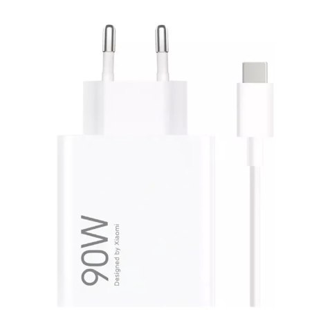 Ładowarka sieciowa Xiaomi HyperCharge Combo USB-A 6.1A 90W z kablem USB-C - biała XIAOMI