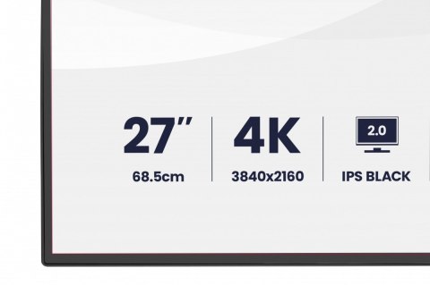 Monitor 27 cali ProGraphic HB2701UHSNP-B1 4K,IPS BLACK 2.0,450cd,VESA USB-c dock(PD:96W),HDMI,DP,DAISY/CHAIN,4xUSB,RJ45,3000:1,s IIYAMA