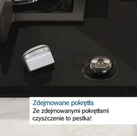 Płyta gazowa PCH6A5I90 Flame Select WOK Bosch