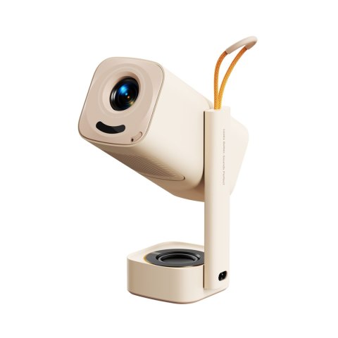 Projektor multimedialny przenośny składany WiFi BT FullHD 1080p - beżowy Yaber