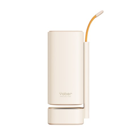 Projektor multimedialny przenośny składany WiFi BT FullHD 1080p - beżowy Yaber