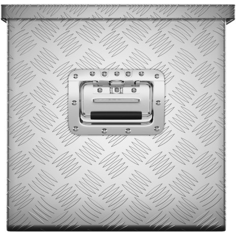 Skrzynia narzędziowa transportowa aluminiowa zamykana na klucz 150 l 124 x 38.5 x 38.5 cm MSW