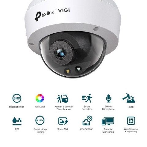 Kamera VIGI C230(2.8mm) 4MP Dome TP-LINK