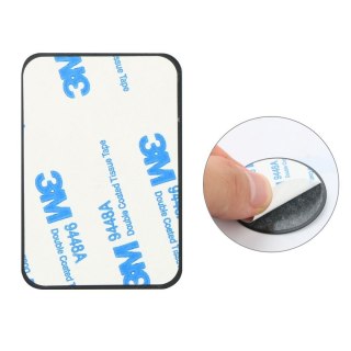 Płytki blaszki magnetyczne do uchwytów samochodowych na telefon czarne - 4 szt. Tech-Protect