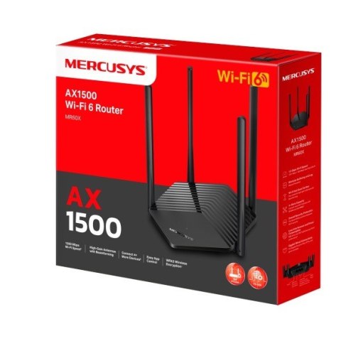 Router Mercusys MR60X WiFi 6 AX1500 2LAN 1WAN TP-LINK
