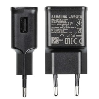 Ładowarka sieciowa Samsung USB-A 15W z kablem USB-A - USB-C - czarna SAMSUNG